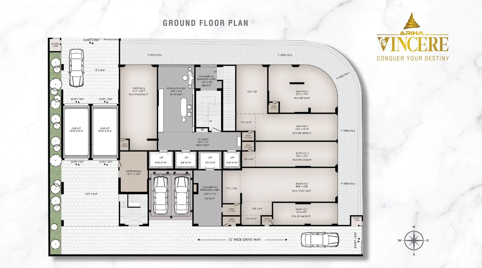 Ariha-Vincere-Typical- Floor-Plan-Ground-Floor